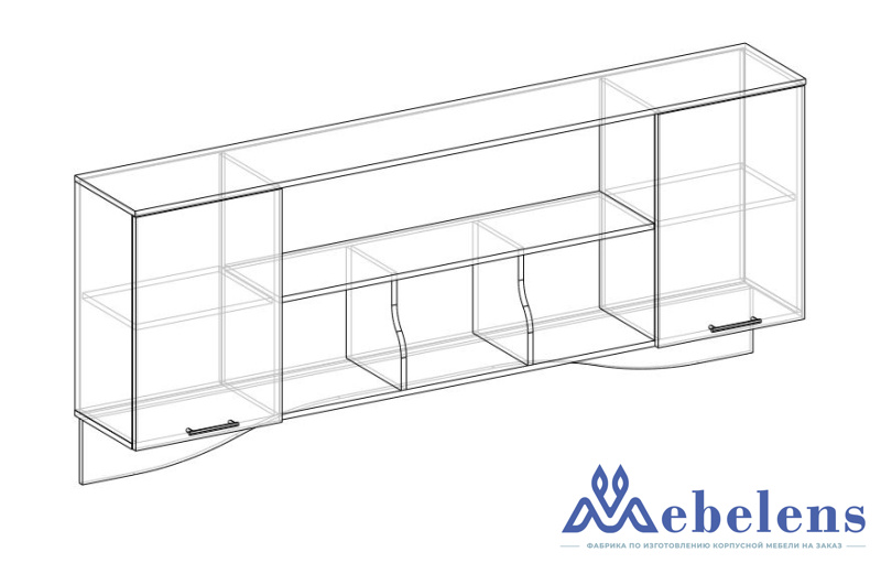 Полка навесная №2 Афина